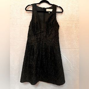 Anthropology, black, lace, party dress. Knee length.